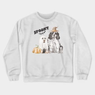 Spooky Halloween Dog Crewneck Sweatshirt